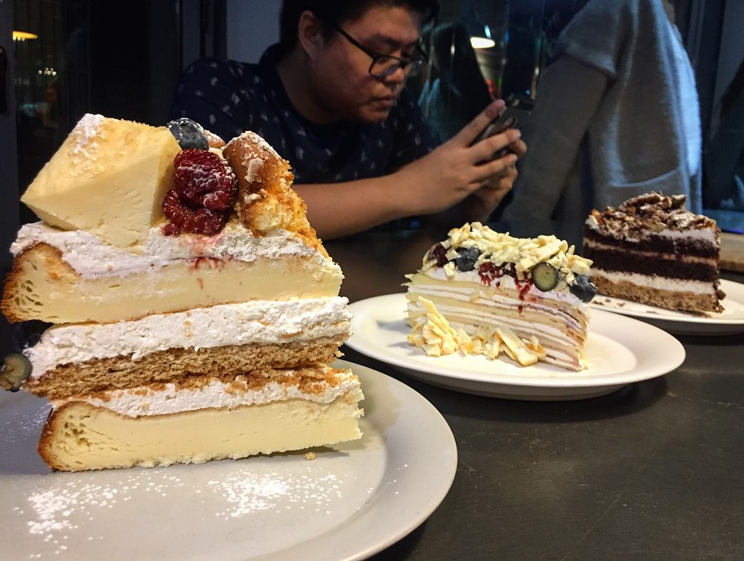 Fluffy Superwoman, Baked Cheesecake, and Superman Cake at Conversation, Cake at Nina Gudkova