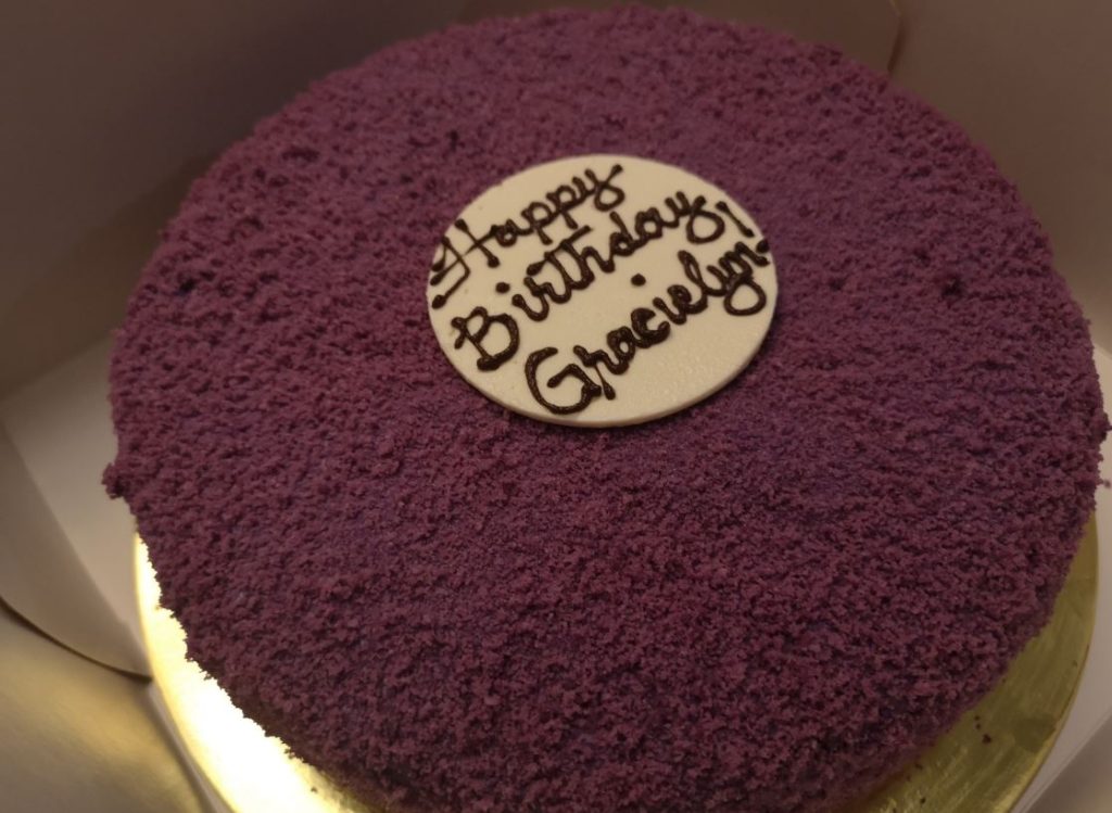 Indulge Patisserie Ube Cake